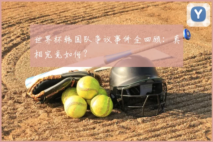 世界杯韩国队争议事件全回顾:真相究竟如何?